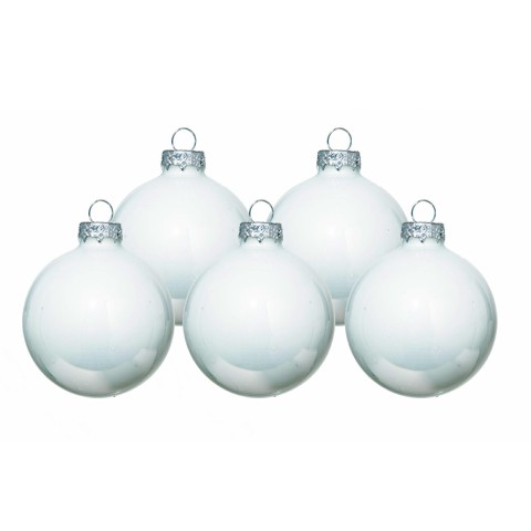 SFERA VETRO BIANCO D.150MM.